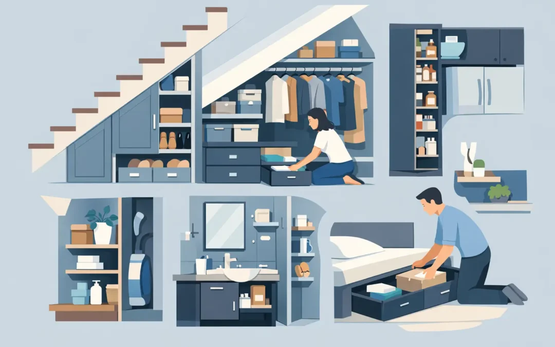 11 Awkward Space Storage Ideas That Work