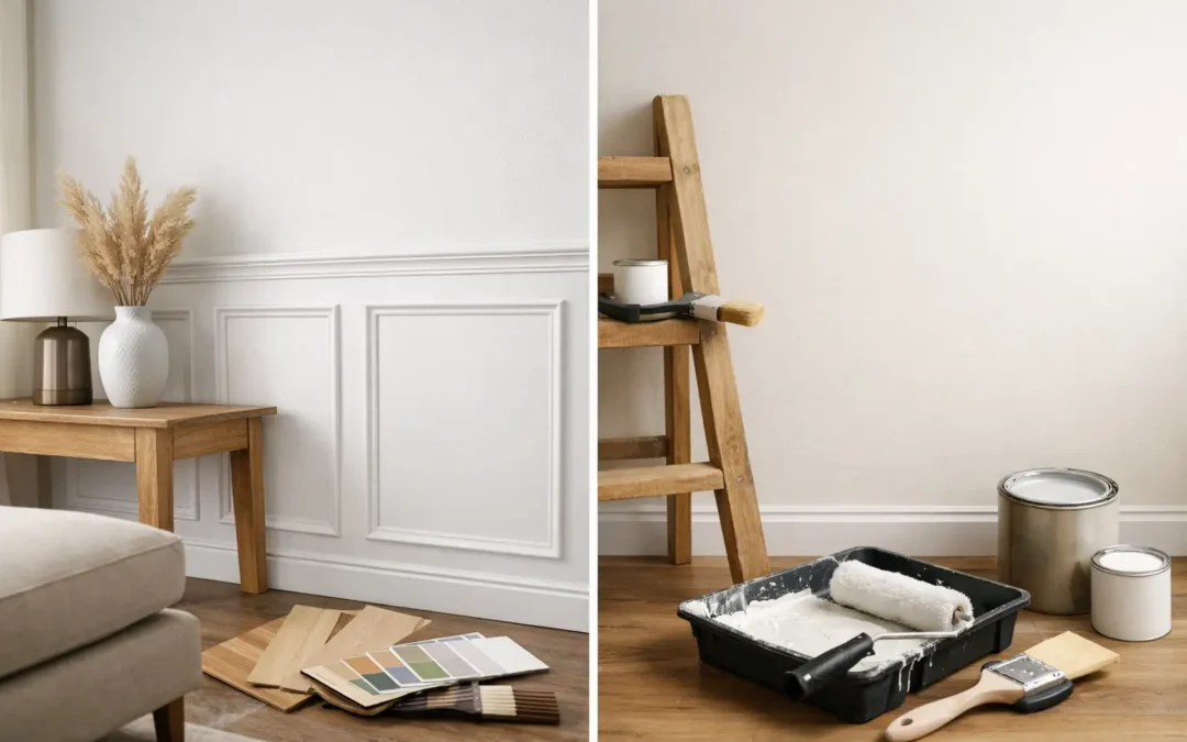 Wall Panelling vs Painted Walls