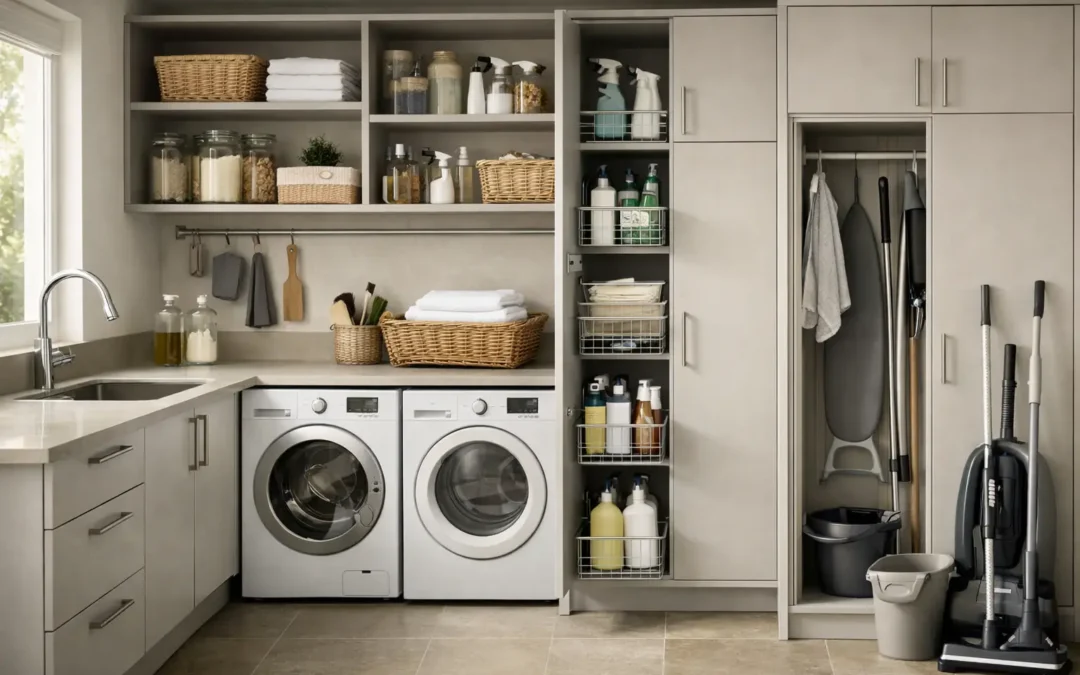 Fitted Utility Room Storage That Works Hard