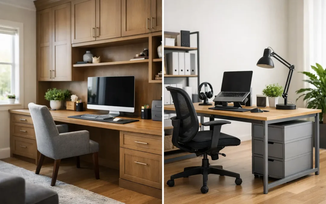 Home Office Cabinetry vs Modular Desks