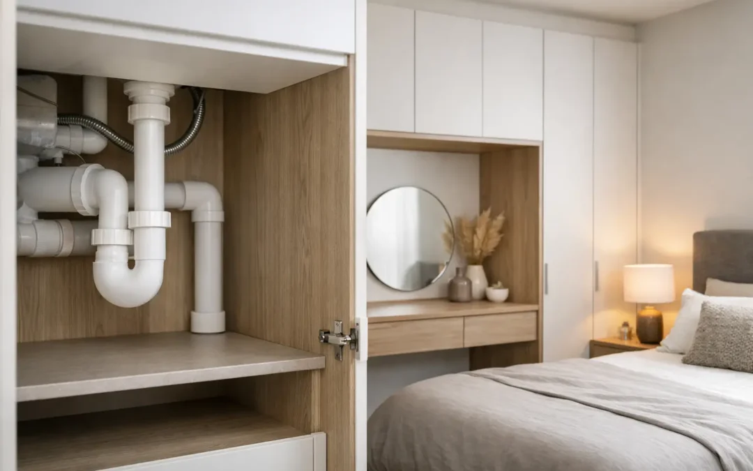 Can Fitted Furniture Hide Pipes? What to Know
