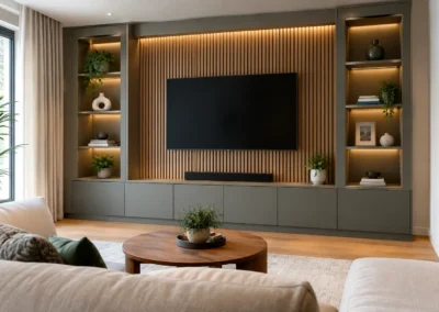 Media Wall Guide for a Fitted Living Room